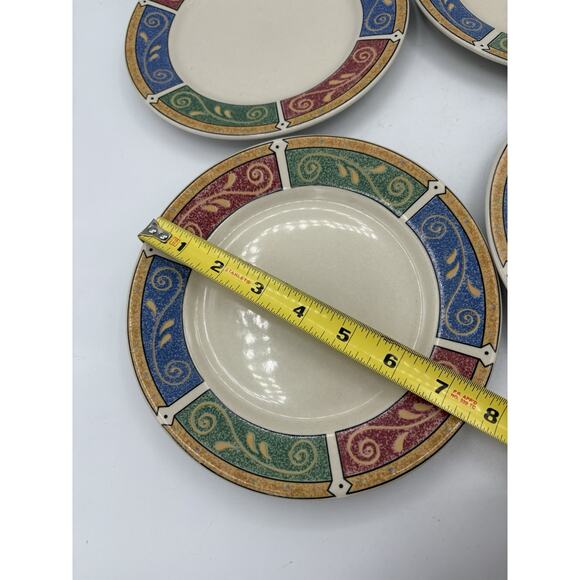 Oneida Sakura Salad Plates Majesticware Persia 7.5” Lot Set of 4 Sue Zipkin Vtg - Picture 3 of 11